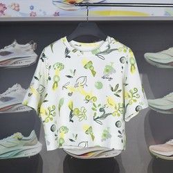 Li-Ning T-Shirt 2024 New Sports Trendy Series Women's Loose Comfortable Breathable Short-Sleeved Cultural Shirt Ahsu334