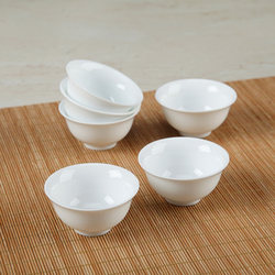 Ceramic Tea Cup, Tea Bowl, Large and Small Tea Cups, White Porcelain, Gaiwan, Kung Fu Tea Cup, Household Tea Cup, Brewing Tea Cup, Drinking Tea Cup