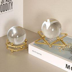 White Crystal Ball Ornaments for Home Living Room to Attract Wealth, Light Luxury Study Room, Entrance Hall, Wine Cabinet Decorations