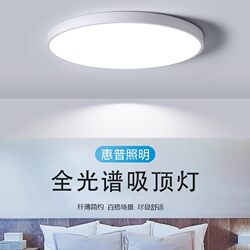 Full Spectrum Led Ceiling Light, Ultra-Thin, Waterproof, Suitable for Bathroom, Balcony, Bedroom, Hallway, Corridor, with Triple Protection