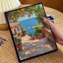 Polaroid Photo Album, Travel Souvenir Album, Large Capacity, Three-Inch 56-Photo Couple Photo Storage Insert Pages, Family Photo Album