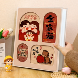Family Photo Album, Large-Capacity Memory Album for Family and Baby Growth, 3456inch Photo Storage, Polaroid Photo Album