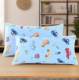 Children's Pillow Set 30x50 Summer Cotton Cartoon Cartoon Timber Baby Pillow Turtle Kindergarten Single Student Pillow Case 35X55