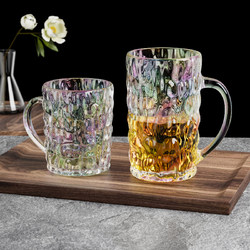 Japanese-Style Heat-Resistant Glass Cup with Handle ins High-Value Water Cup for Home Use in the Living Room, Tea Cup, Beer Cup, Beverage Cup