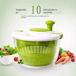 Household Salad Vegetable Dehydrator Spinner Bowl Fruit Manual Kitchen Water Spinner Oil Basket Vegetable Washing Tool