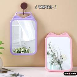 Foldable Mirrors Can Be Hung in Student Dormitories, Makeup Mirrors, Tabletop Dressing Mirrors, Portable Large Bathroom Mirrors, Wall-Mounted, Portable Desktop Mirrors