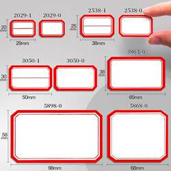 Self-Adhesive Large Label Stickers Blank Adhesive Sticky Notes Label Marking Distinction Tags Removable Paper Price Name Handwritten Large Rectangular Moving Labels