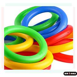Kindergarten Morning Exercise Equipment Watermelon Base Ring Basketball Football Low Ring Children's Silent Gymnastics Ring Fixed Circle Plastic