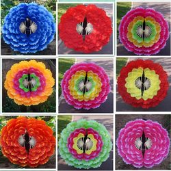 Opening Dance Peony Flower Fan Large Petal Dance Fan Square Dance Group Performance Props Stage Performance Fan