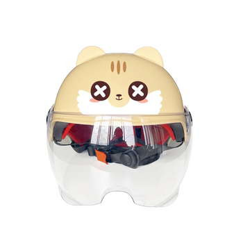 chengye cute cat children's electric car helmet
