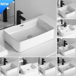Countertop Basin Wash Basin Single Basin Balcony Countertop Wash Basin Bathroom Small Size Ceramic Wash Basin Hotel Home Use