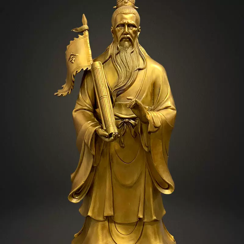 道铜铜教鬼谷子王禅老祖神像神算子鬼谷仙师