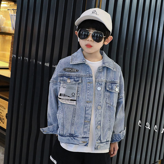 Boys Denim Jacket Korean Style Spring/Autumn 2024