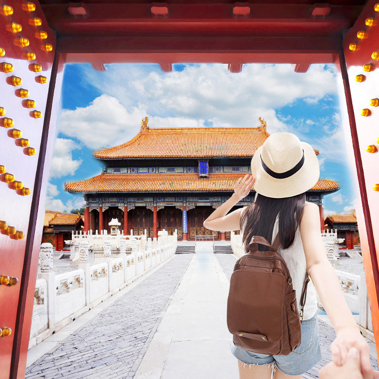 北京故宫博物院+升旗仪式 可五环内接人工导游讲解跟团深度游