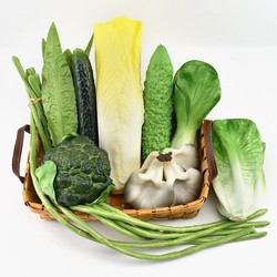 Simulated Vegetable Model Plastic Fake Fruits and Vegetables Greens Kitchen Decoration Props Children's Toys Ornaments