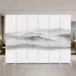 bình phong Màn hình Trung Quốc vách ngăn phòng khách cửa ra vào chặn gấp di động văn phòng vách ngăn hộ gia đình màn hình gấp đơn giản song cửa sổ gỗ vuông Màn hình / Cửa sổ