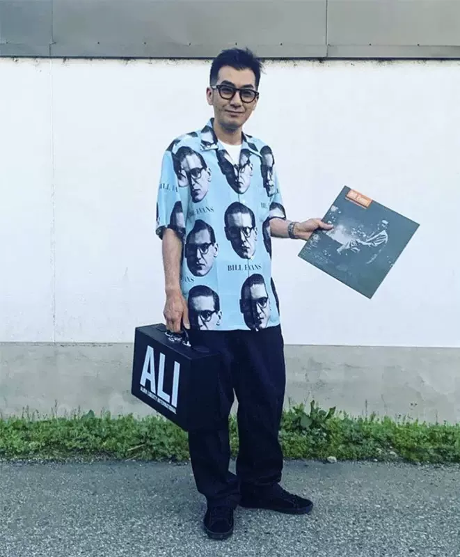 トップス WACKO MARIA BILL EVANS / S/S SHIRT L WACKO MARIA Black Bill Evans Shirt Wacko Maria