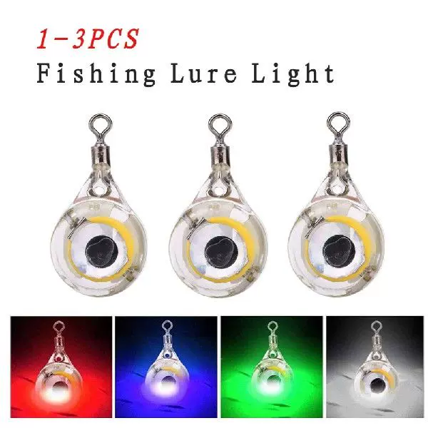 3Pcs Underwater Fishing Light,Underwater Deep Drop Fishing Light