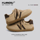 Universal Brown Virtue Shoes Women's 2025 Autumn New Retro Versatile Soft Soled Casual Shoes Women's Sports Shoes