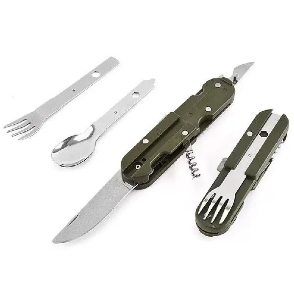 1Set Folding Portable Stainless Steel Camping Picnic-Taobao