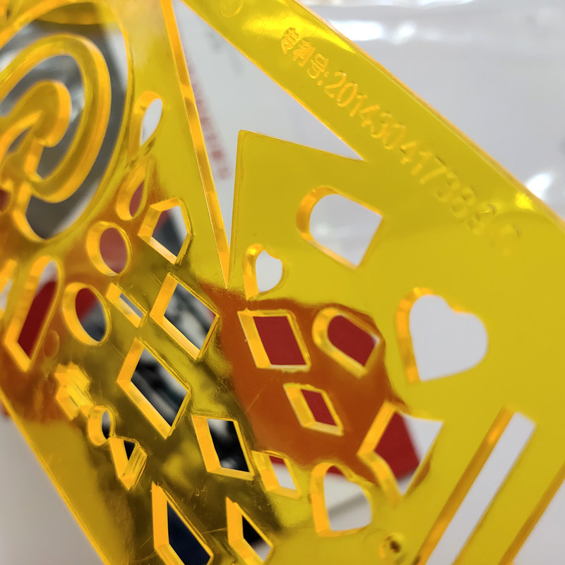 정케 직선형 구름형 곡선판 3피스 커팅 자 뱀 모양의 소프트 자 학생복 자 아트 디자인 자 -