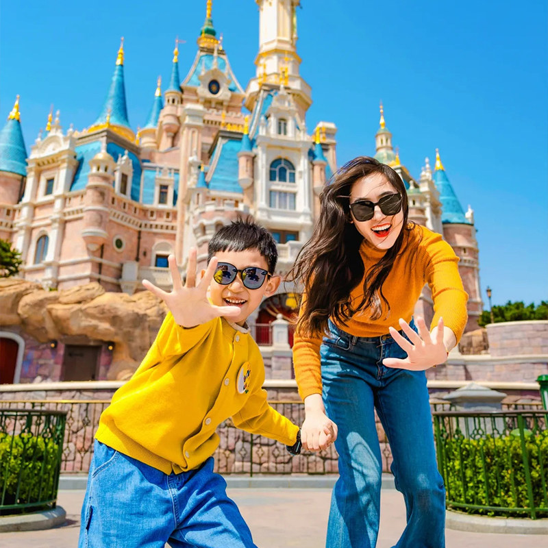 上海迪士尼乐园含机票华东旅游杭州西湖西塘留园乌镇5天4晚跟团游