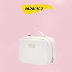 German Cosmetic Bag for Women 2026 New High-End Double-Layer Cosmetics Large-Capacity Portable Travel Storage Bag