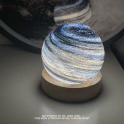 Still Waiting for the Universe to Say Good Night Secretly” Romantic Planet Night Light, Creative Holiday Gift, Thoughtful Birthday Present