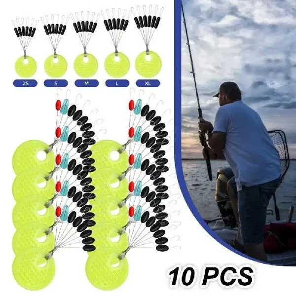 60pcs/Set Rubber Space Beans Weight Stoppers Carp Fishing-Taobao