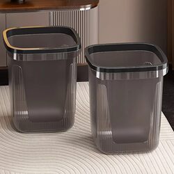 25 New Models of Light Luxury Style Trash Cans for Home Use in Bathrooms, Large Capacity for Office, Bedroom, and Living Room, High Aesthetic Value