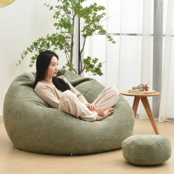 Lazy Sofa That Can Recline and Sleep, Single Tatami Bean Bag for Bedroom, Cute Human Dog Bed, Small Recliner for Living Room and Balcony