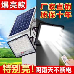 Solar Lighting Outdoor Garden Light Indoor Strong Light Ultra-Bright Rural High-Power One-To-Two 2025 New Model Rechargeable