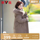 Yalu Mama Down Jacket Mid-Length Winter 2025 New Large Fur Collar Middle-aged and Elderly Women's Thickened Warm Jacket