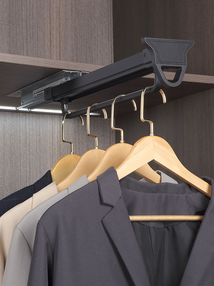 Ponilde Telescopic Clothes Rod - Adjustable Hanging Rack for Wardrobe