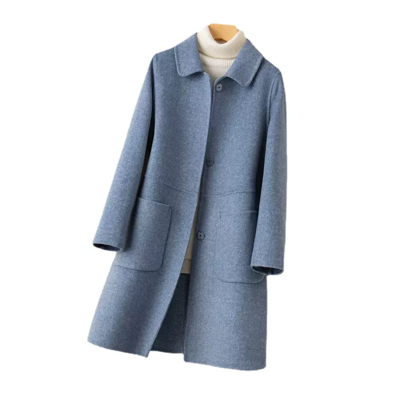 New % Wool Coat for women's Coats & Jackets High Quality-Taobao