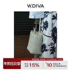 Boss Wei [Plaid Room] Spring Quality First-Layer Handmade Cowhide Woven Stereo Bucket Bag 50B131519