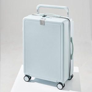 Wide pull rod suitcase for women multifunctional small 20-inch boarding case 26-inch large-capacity password box silent travel case