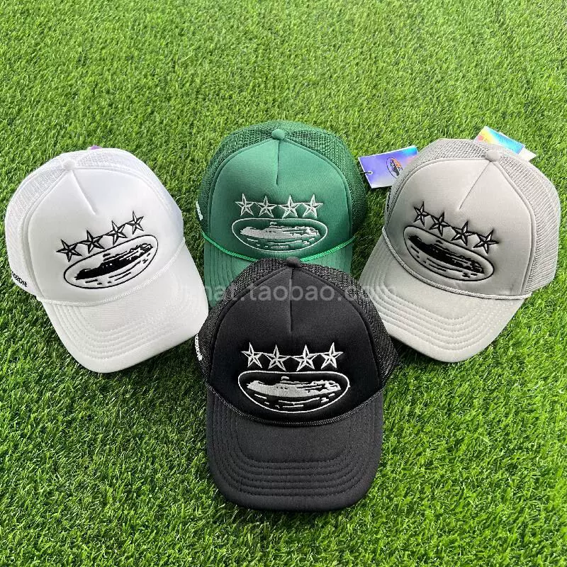 Central Cee同款卡车帽男女Corteiz 4Starz Alcatraz Trucker Hat-Taobao