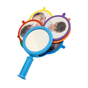 
Early childhood education children's expression imitation mirror toys baby makeup mirror parent-child educational emotion management cognitive card teaching aids