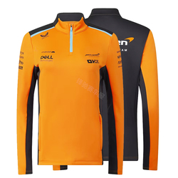 2023 New F1 Racing Suit Long-sleeved Mclaren Team Spring And Autumn Thin Section Sweater Men's Quick-drying Sportswear Men