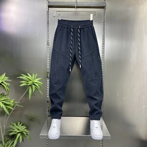 
Autumn and winter 2025 new casual pants men's velvet thickened sweatpants versatile harem fashion brand sports leggings