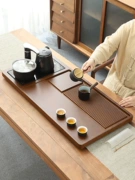 Khay trà hoàn toàn tự động, ấm đun nước, bộ trà tất cả trong một, bộ pha trà phòng khách phong cách mới home 2023, bộ trà Kung Fu