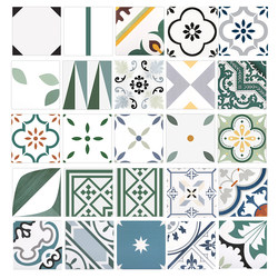 Scandinavian Mixed Small Flower Tiles 200X200 Balcony Kitchen Tiles Bathroom Non-Slip Floor Tiles Parquet Small Tiles Wall Tiles
