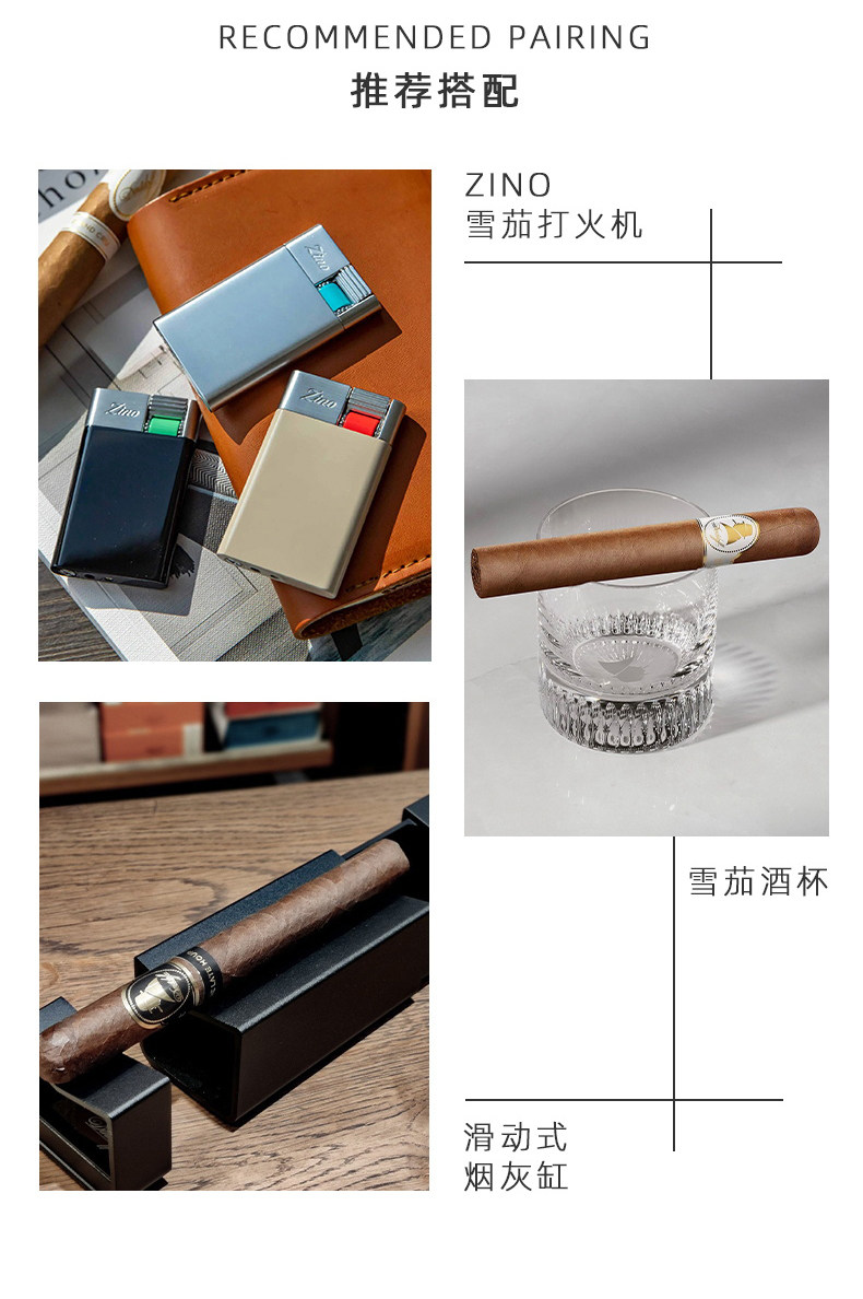 ダビドフ ツイル シガーケース XL-3 - レザー シガー ヒュミドール