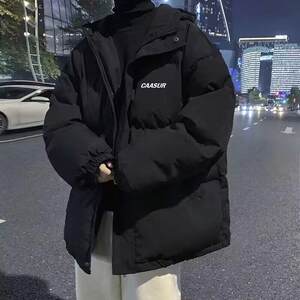 
Cotton-padded jacket for men in winter, thickened cotton-padded jacket, Korean version of trendy ins hot brand, loose and warm, couple noodles, bread