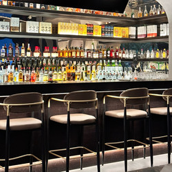 High-End Bar Stool, Light Luxury Bar Chair, Tavern High-Back Chair, Island Chair, Commercial Front Desk Reception Bar Chair