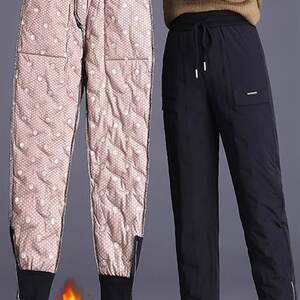 
White duck down workwear down pants for women 2025 winter new outer wear thickened warm waterproof waterproof minus 40 degree cold-proof pants
