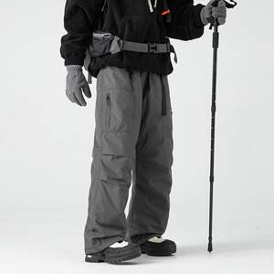 
Assault down pants men's mountaineering trousers 2026 winter new outdoor waterproof casual wear-resistant ski overalls