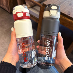 Children's Water Cup, Boy's Anti-Fall Double Drinking Cup, Special for Students Going to School, 2026 New Summer Sports Portable Water Bottle