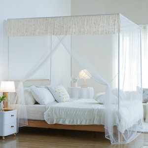 
New Class A household bedroom mosquito net, full-cover floor-standing mosquito net, single bed rental house mosquito net, mosquito net on bed